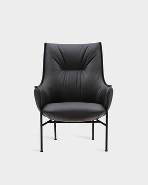 Aloe Lounge Chair - Lounge Chair - Parma col. Black