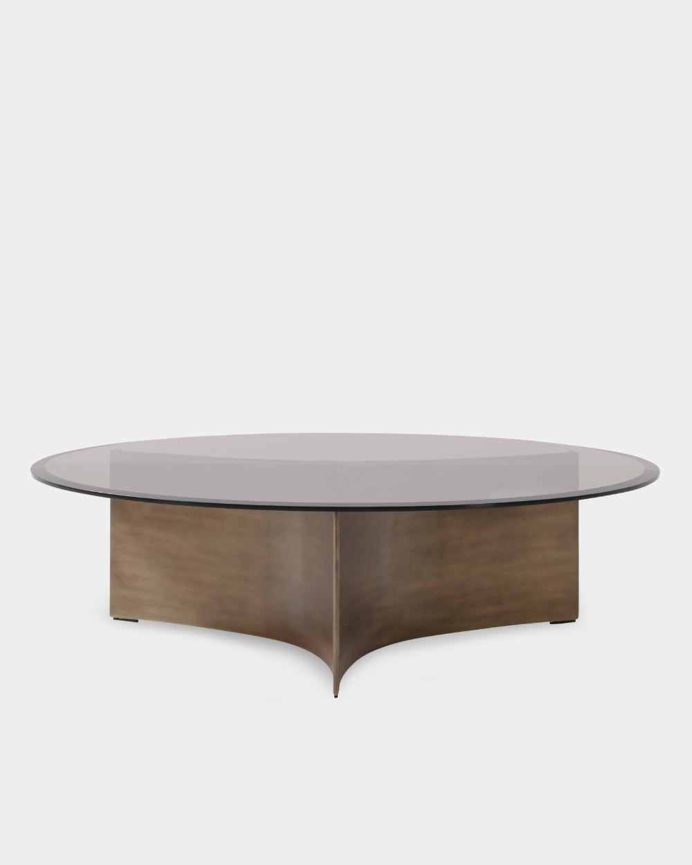 Arc Table - Large - Brass patinated steel