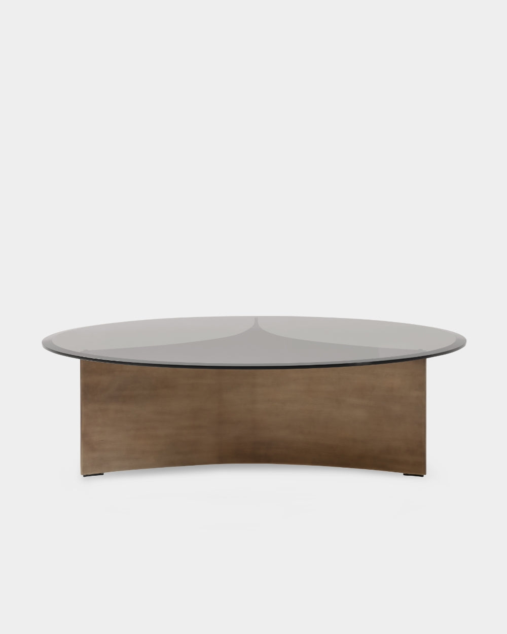 Arc Table - Large - Brass patinated steel