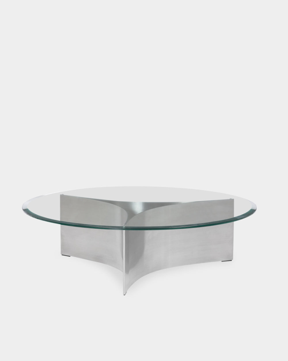 Arc Table - Large - Brushed steel
