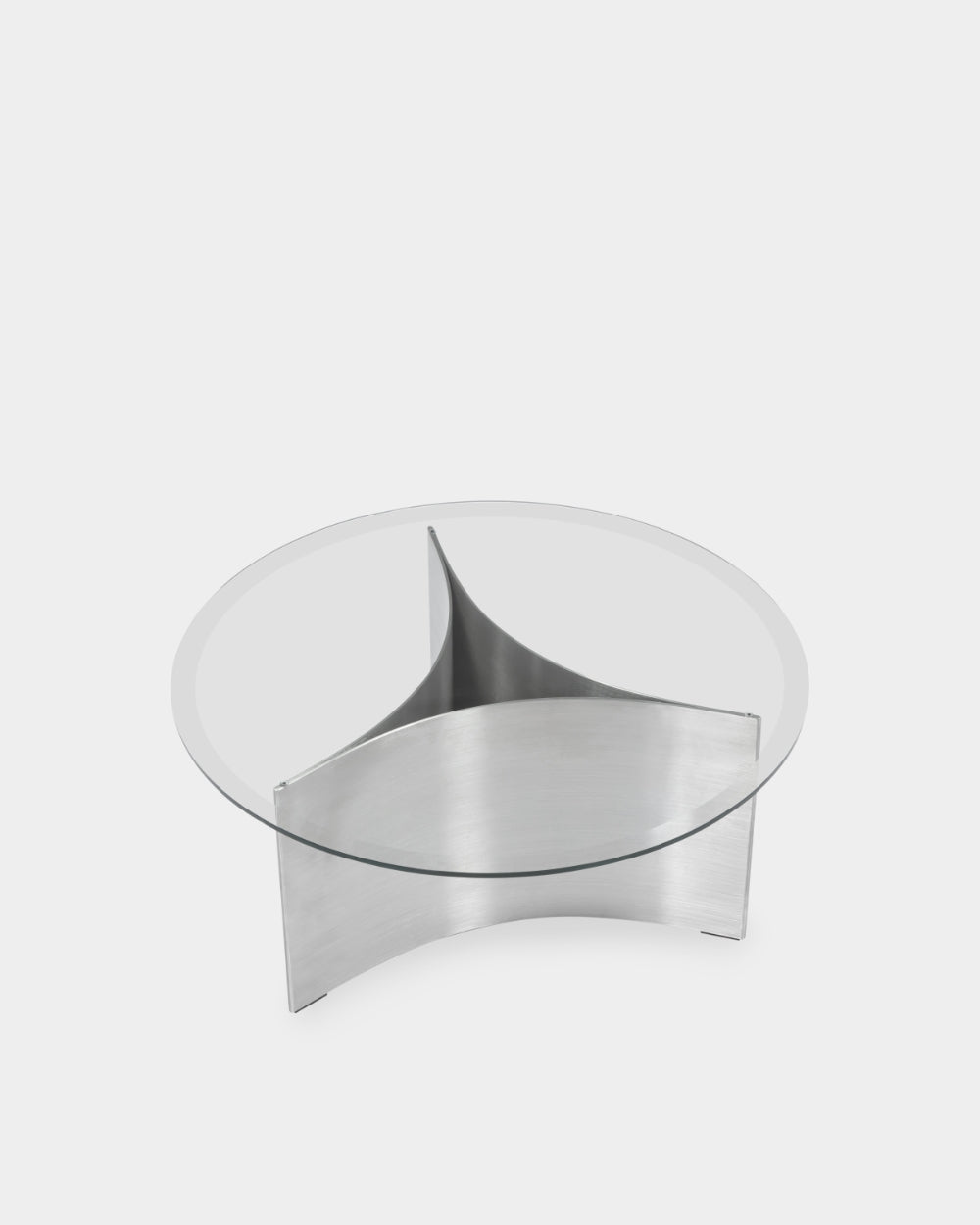 Arc Table - Medium - Brushed steel