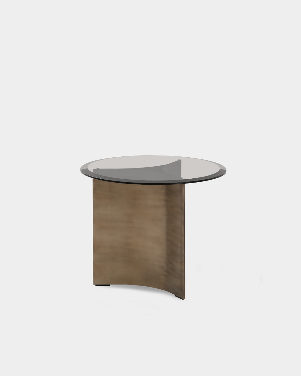 Arc Table - Small - Brass patinated steel