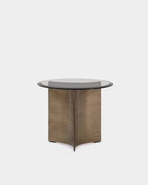 Arc Table - Small - Brass patinated steel