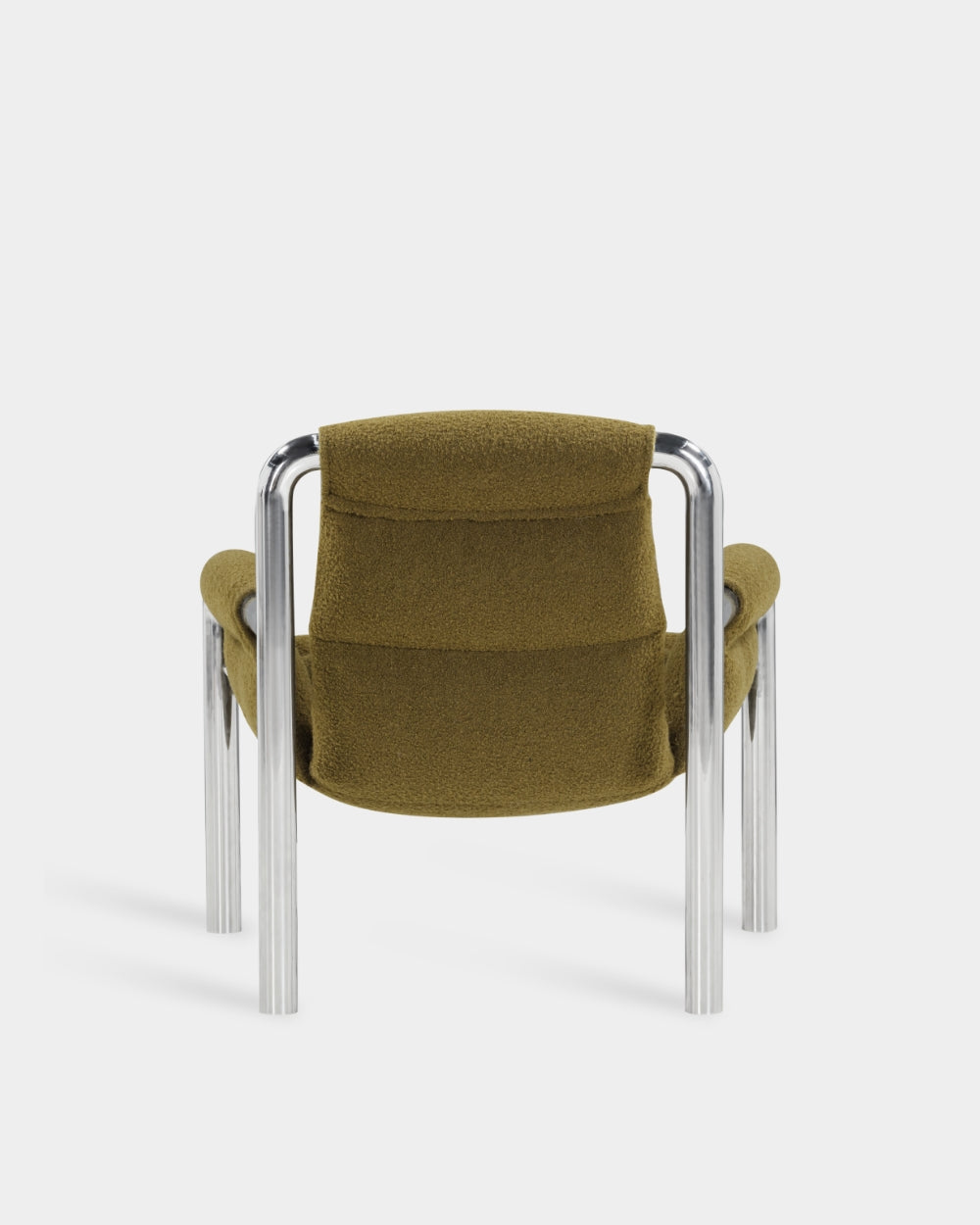 Atli Lounge Chair - Chrome-plated legs - Baru col. 950