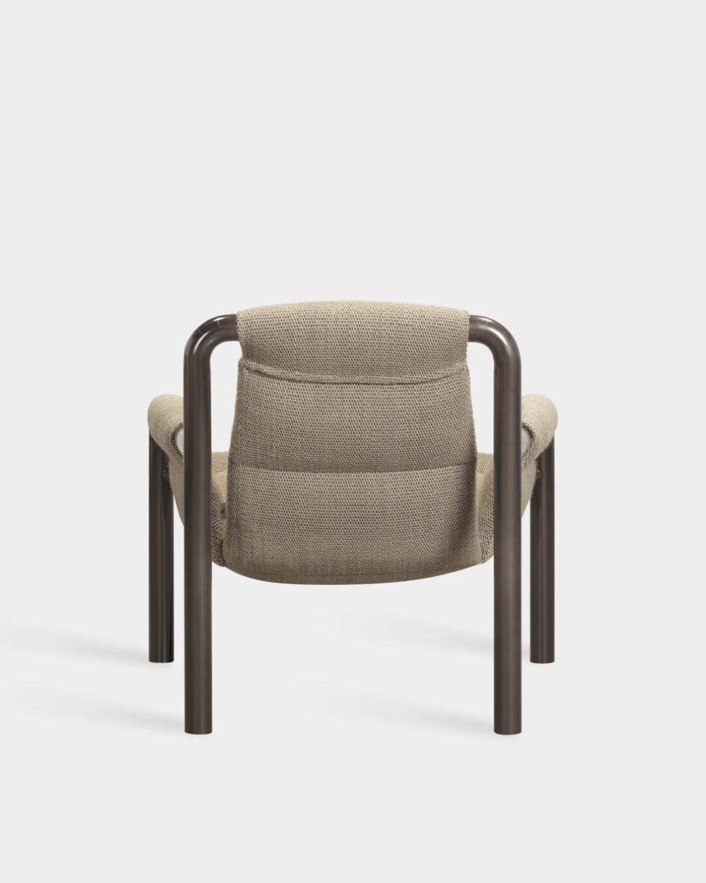 Atli Lounge Chair - Dark grey lacquered legs - Turn col. 04