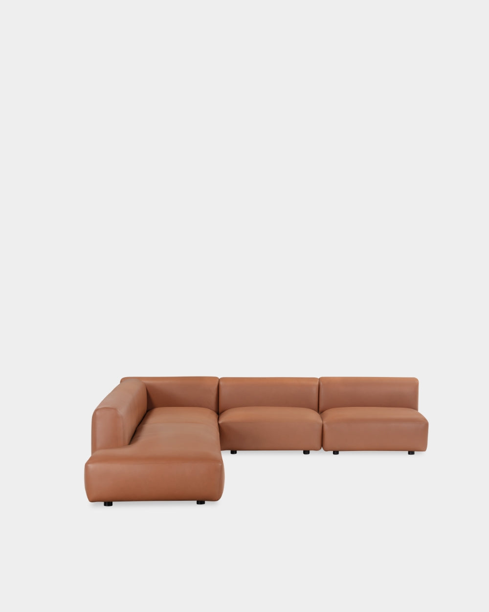 Boketto Sofa - Mod. 13 + 6 + 8 + 8 - Parma col. Cognac