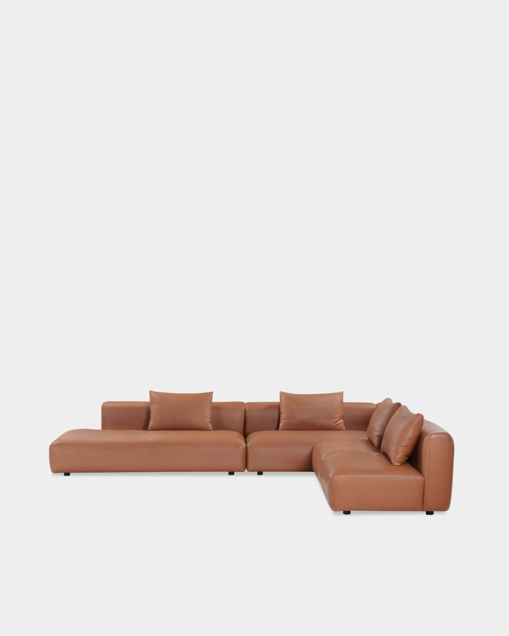 Boketto Sofa - Mod. 13 + 6 + 8 + 8 - Parma col. Cognac