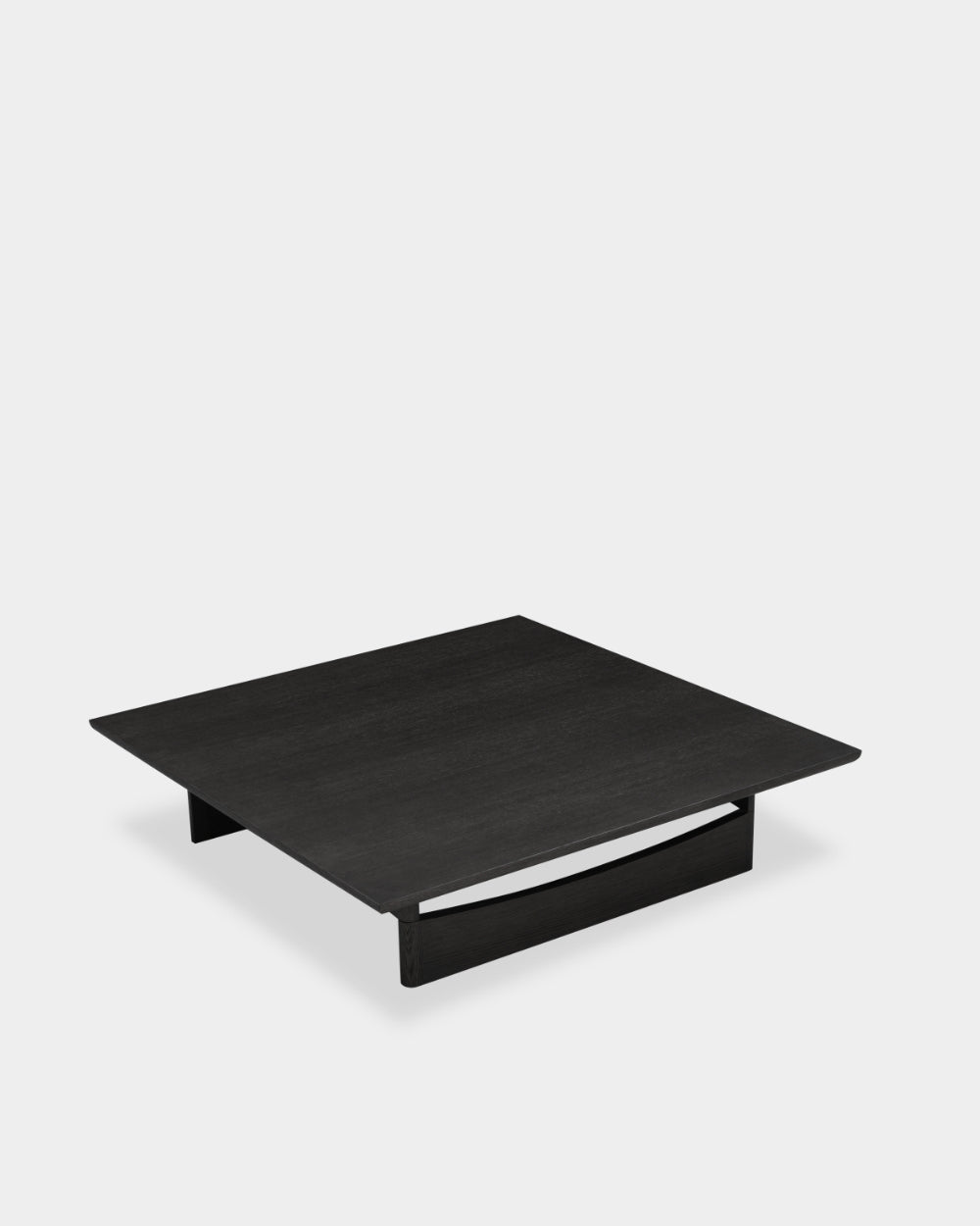 Bower Coffee Table - 120 x 120 - Black-stained oak