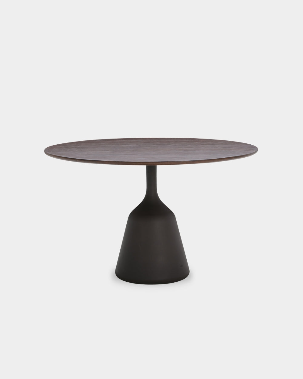 Coin Dining Table - Ø120 - Brown oak