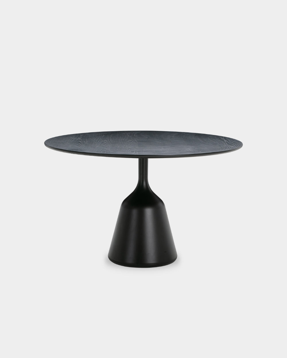 Coin Dining Table - Ø120 - Black oak