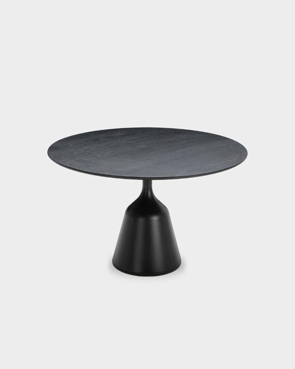 Coin Dining Table - Ø120 - Black oak