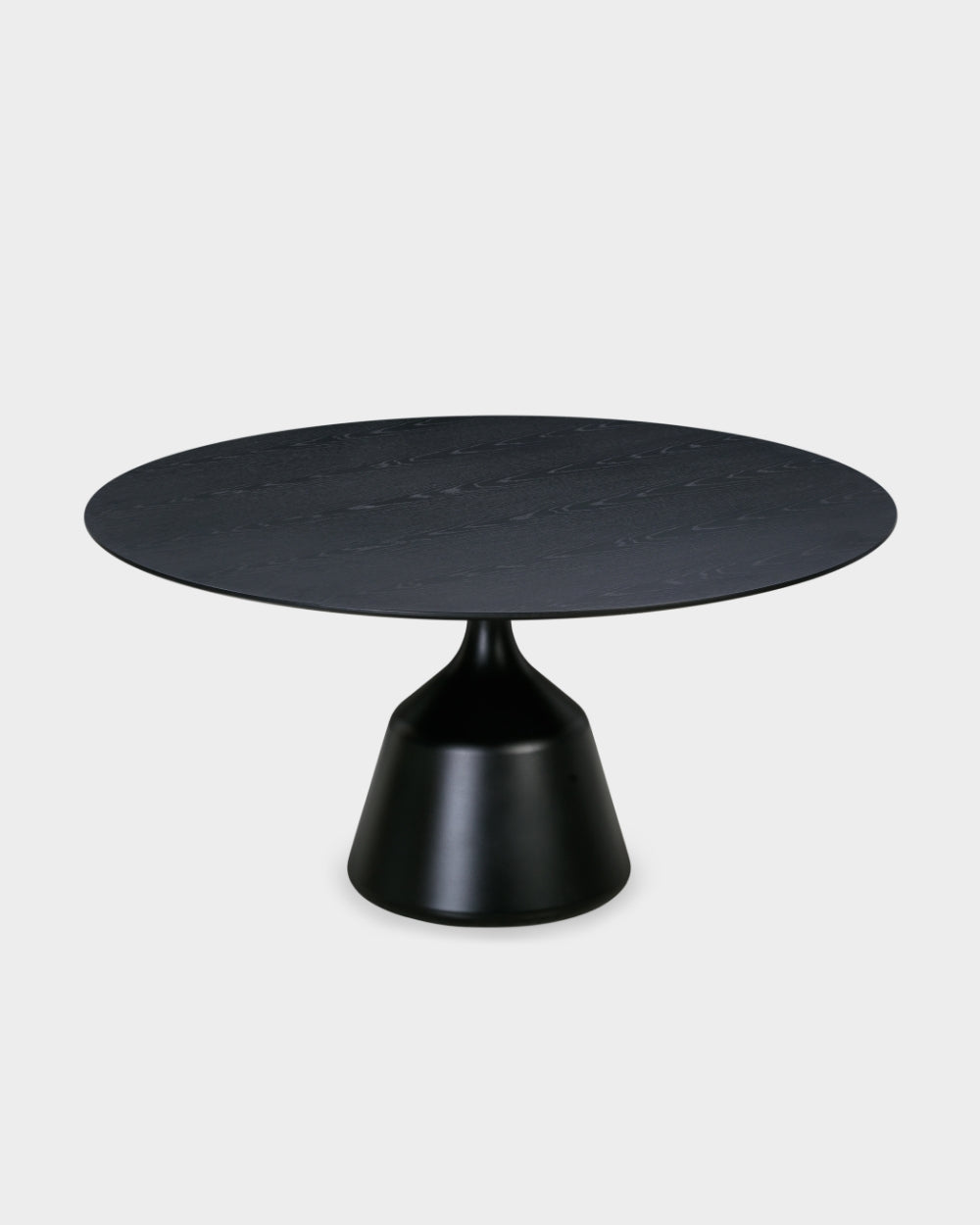 Coin Dining Table - Ø150 - Black oak