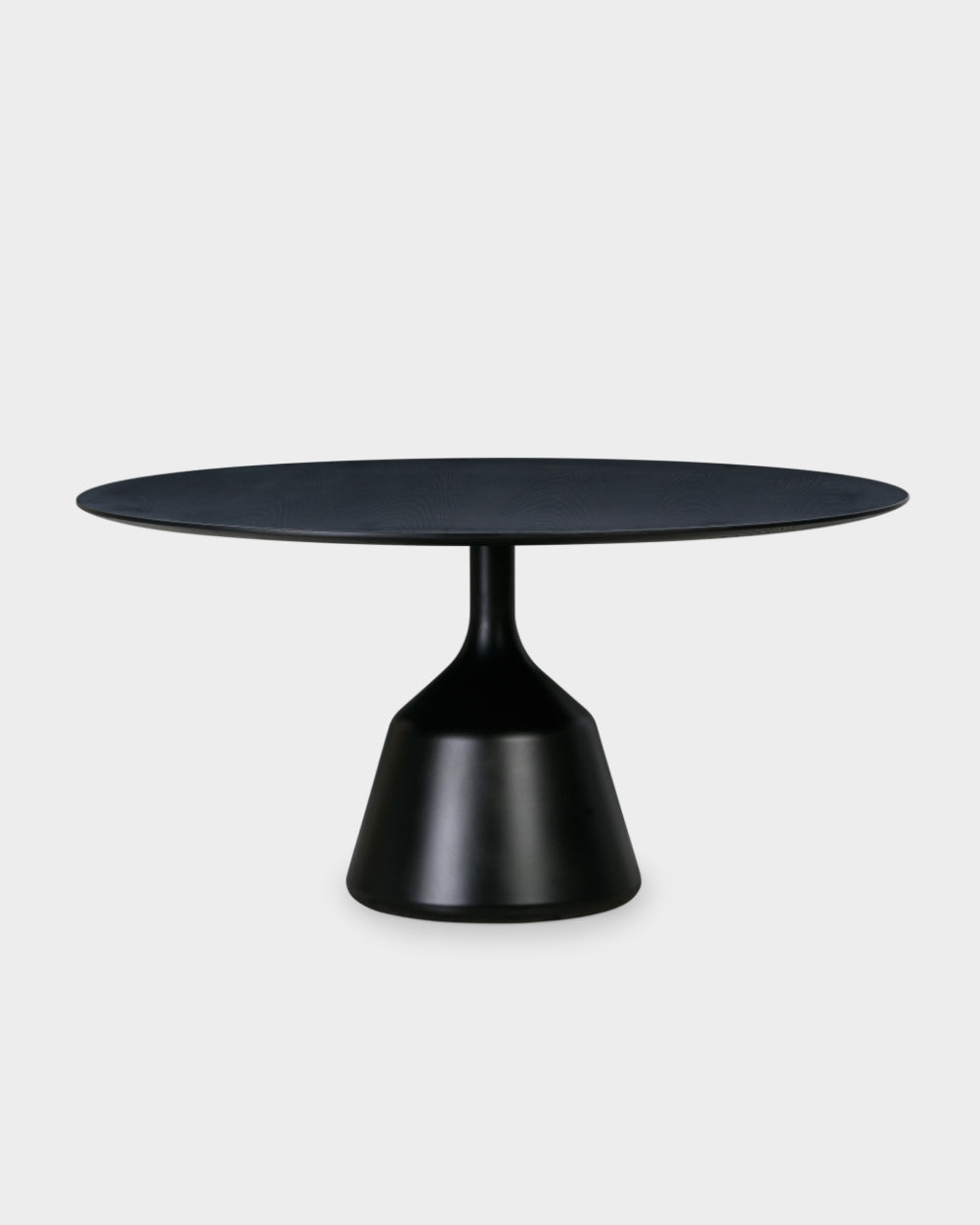 Coin Dining Table - Ø150 - Black oak