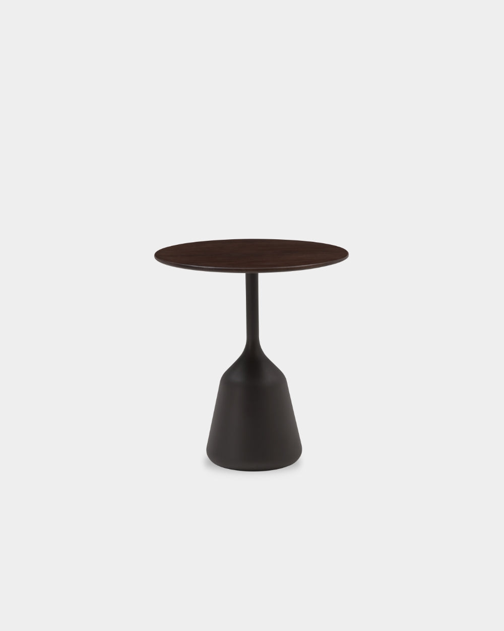 Coin Side Table - High - Brown oak