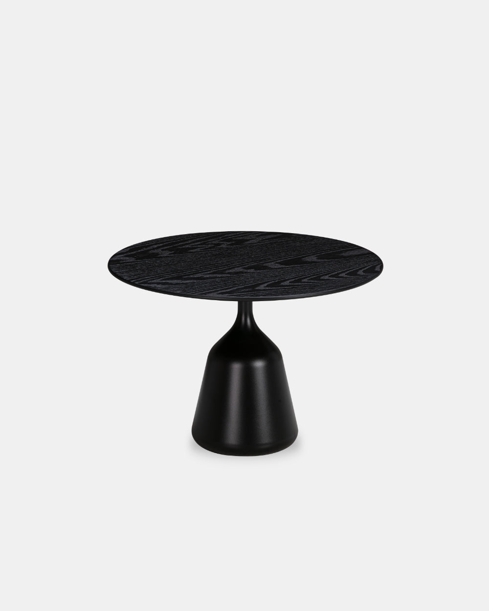 Coin Side Table - Low - Black oak