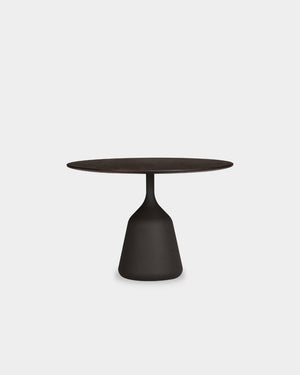 Coin Side Table - Low - Brown oak