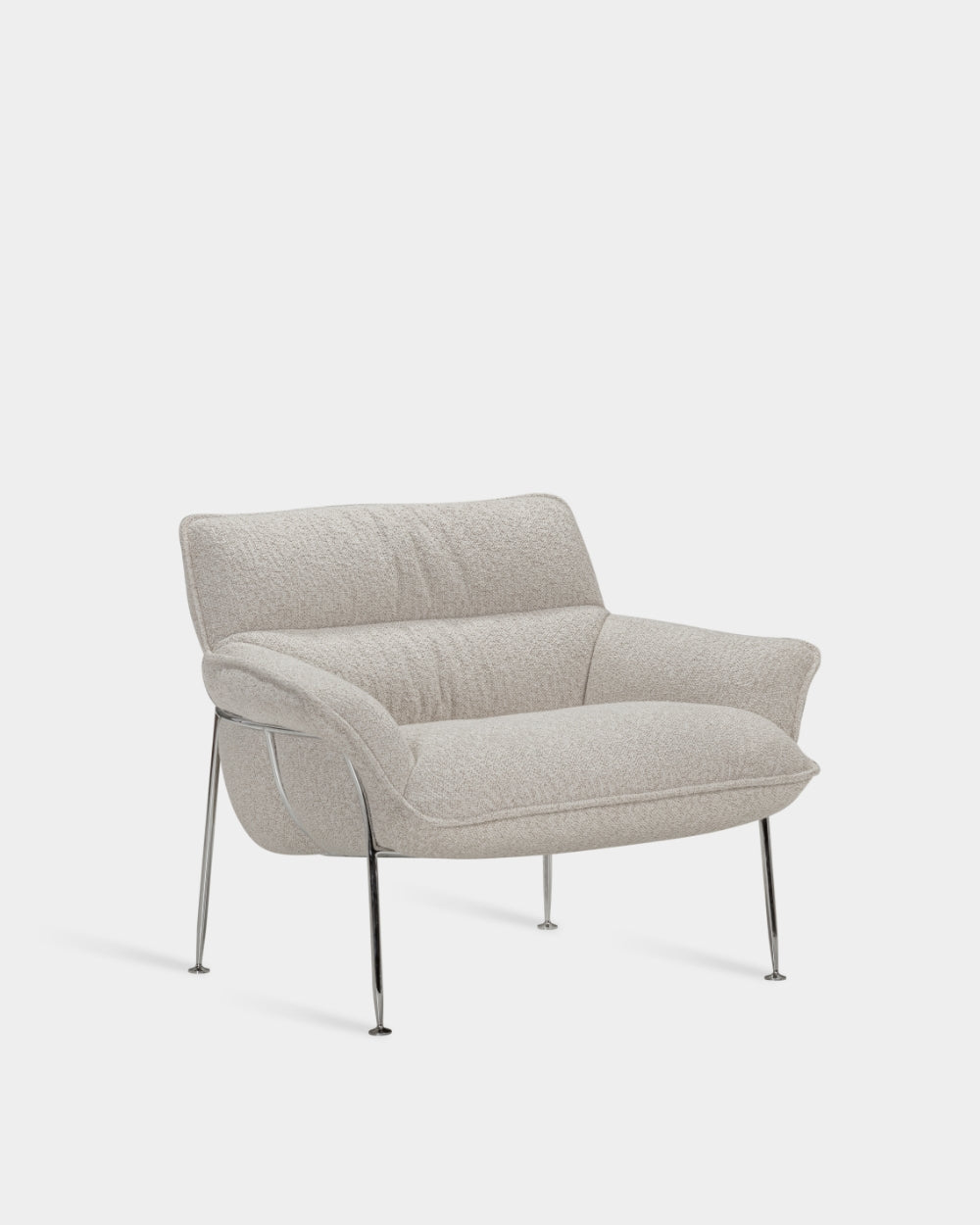 Duvet Lounge Chair - Chrome - Bosa col. 04