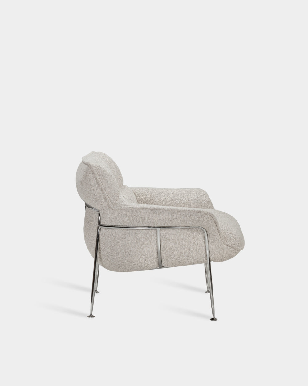 Duvet Lounge Chair - Chrome - Bosa col. 04