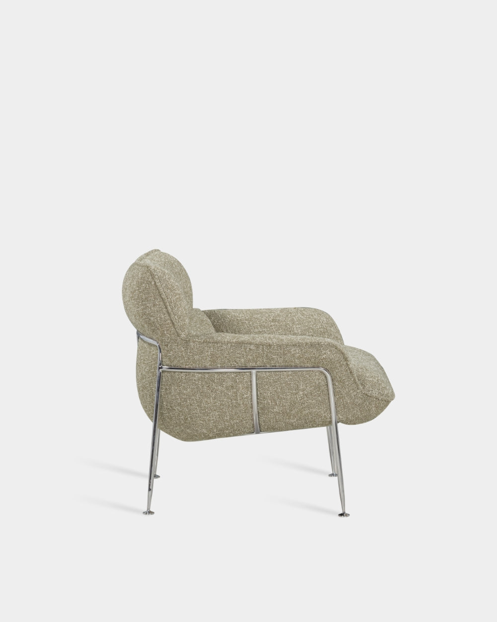 Duvet Lounge Chair - Chrome - Zero col. 0002