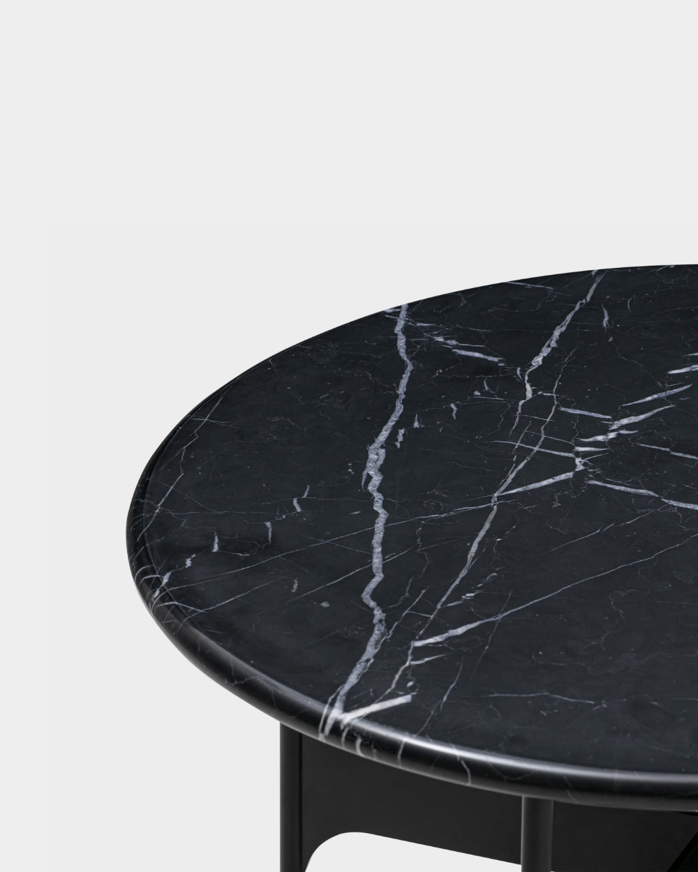 Floema Table - Small - Nero Marquina marble