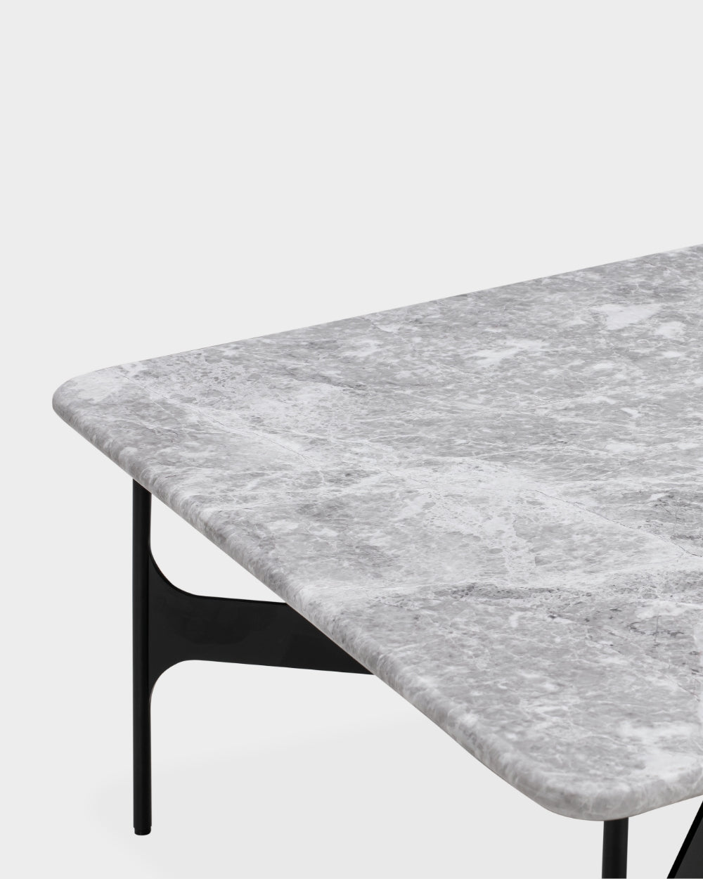Floema Coffee Table - Square - Grey Emperador marble