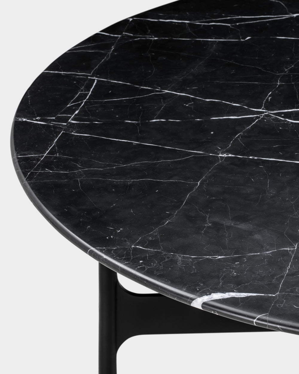 Floema Dining Table - Dining Table - Nero Marquina marble