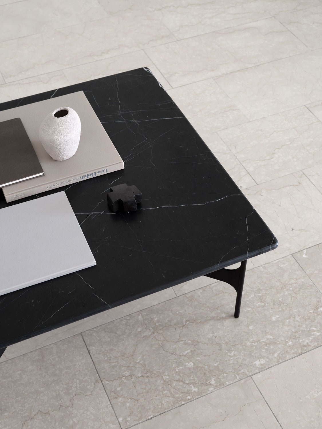 Floema Coffee Table - Square - Nero Marquina marble