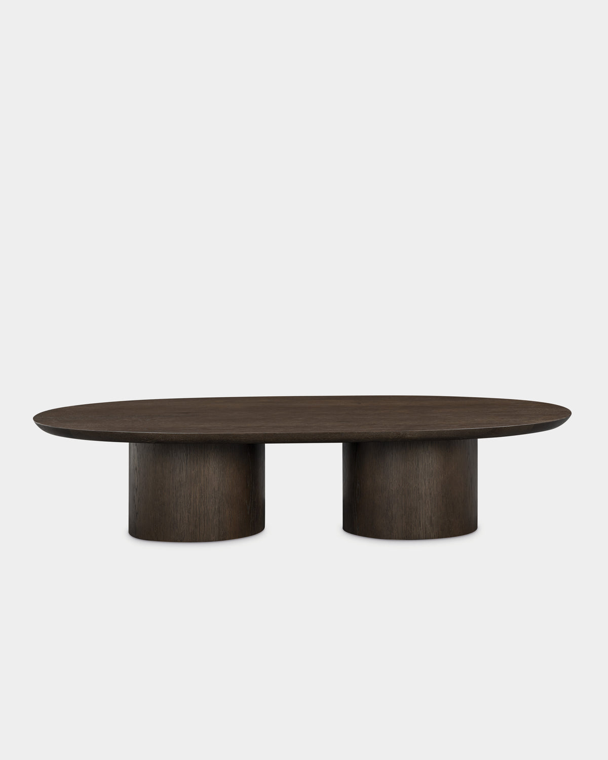 Kin Duo Coffee Table - Brown-stained oak