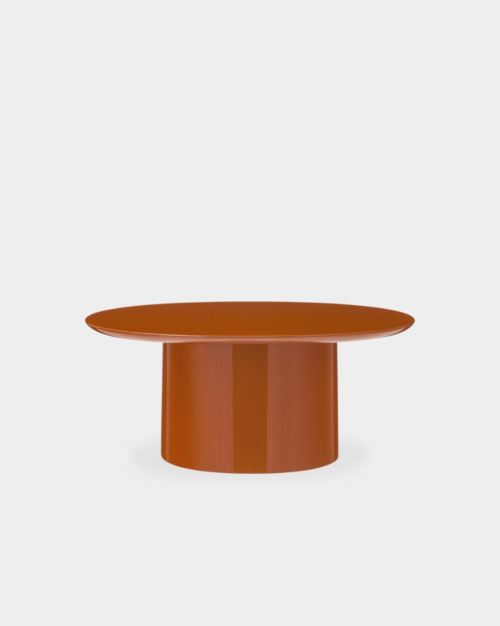 Kin Coffee Table - High-gloss burnt orange