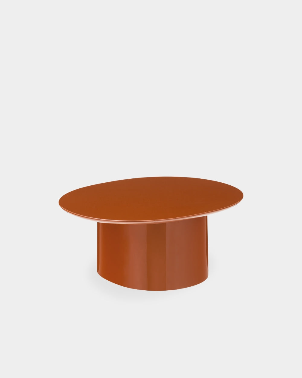 Kin Coffee Table - High-gloss burnt orange
