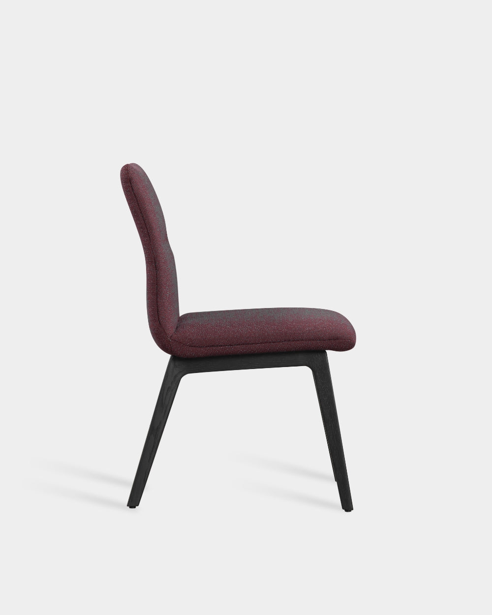 Ori Low Back Chair - Wooden base - Twisted Flower col. 0682