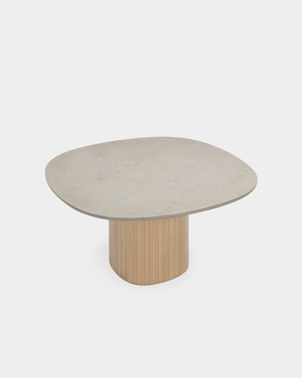 Ovata Dining Table - Dining Table - Light oak base