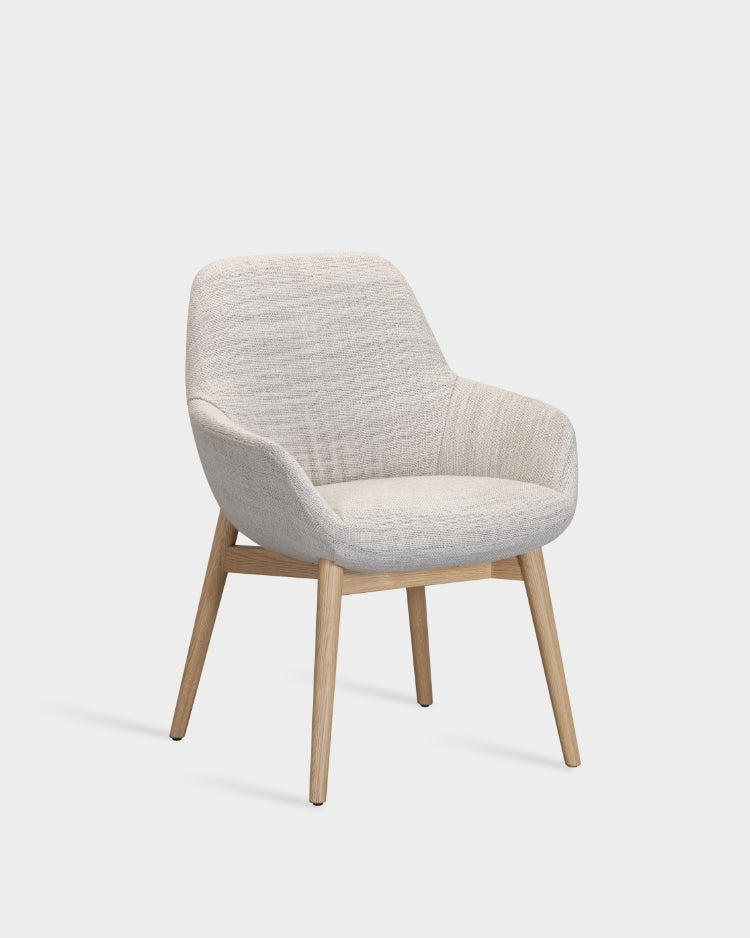 Sinum Chair - Wooden base - Tivoli col. 02