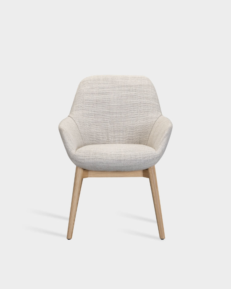 Sinum Chair - Wooden base - Tivoli col. 02