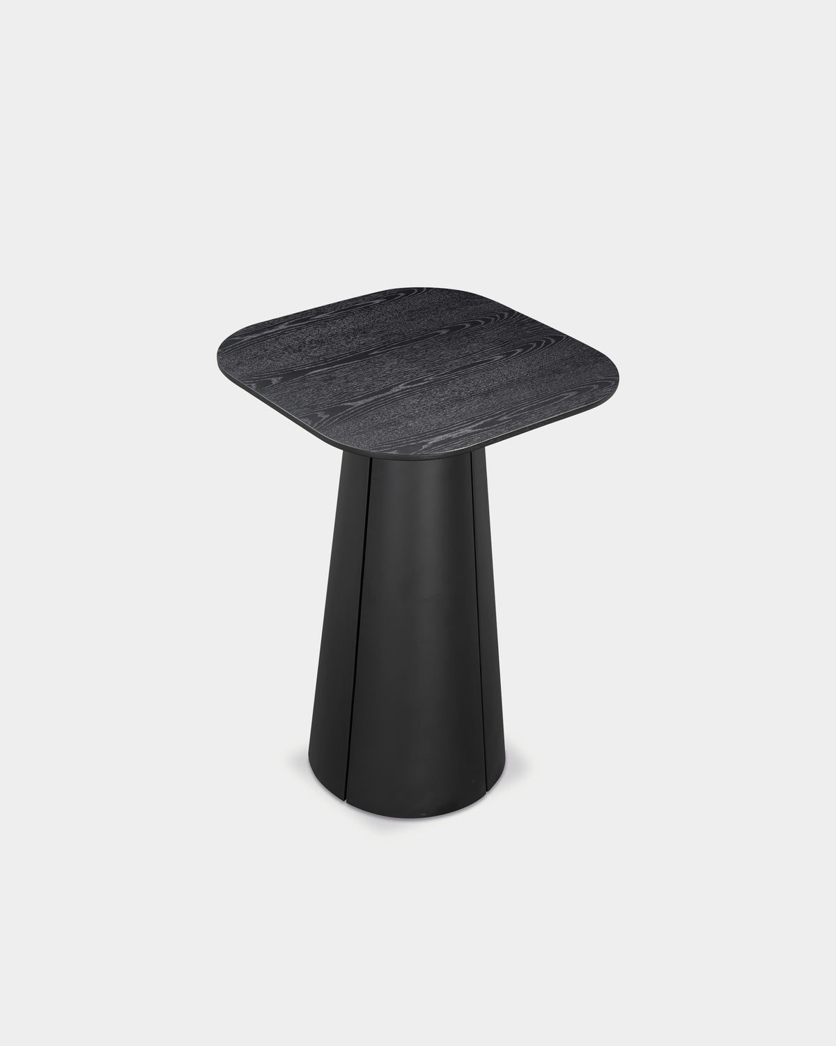Trim Bar Table - Black/Black oak veneer