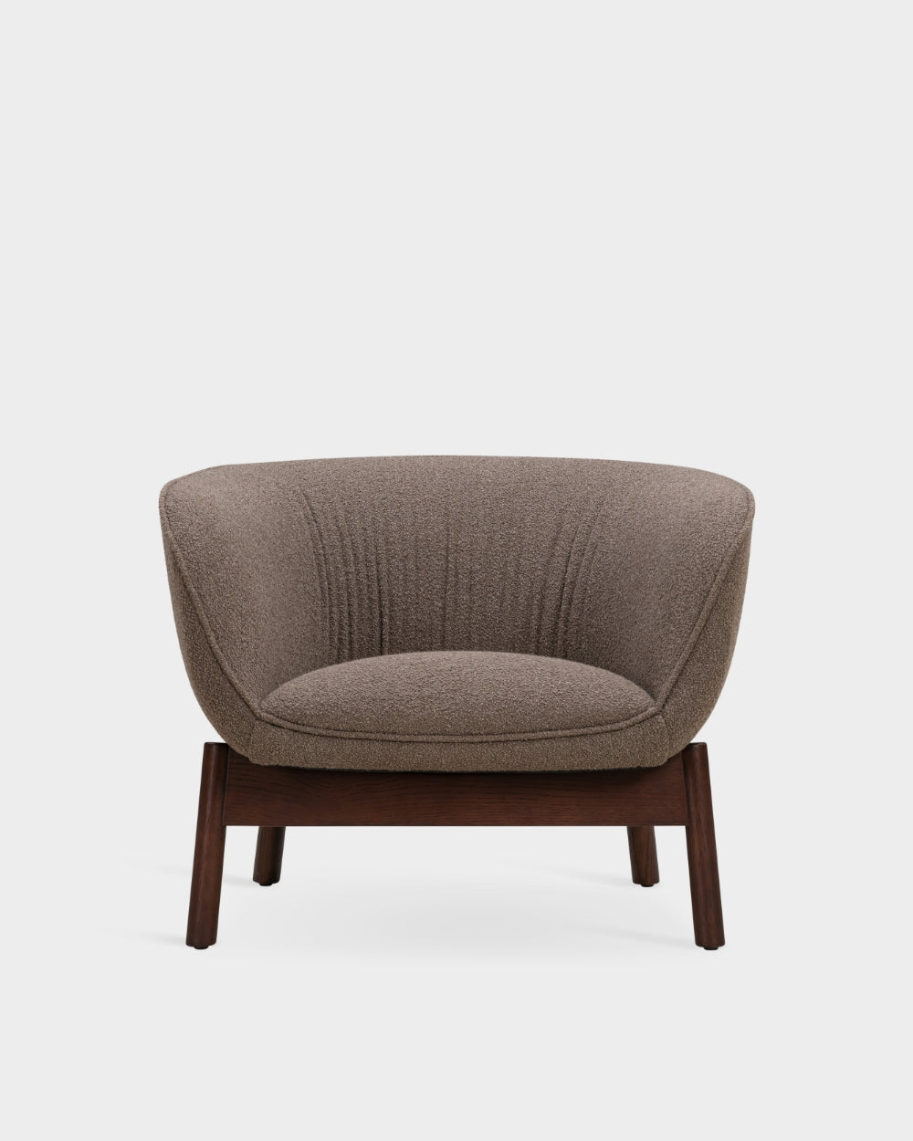 Vista Lounge Chair - Dark Brown - Cuddle col. 06