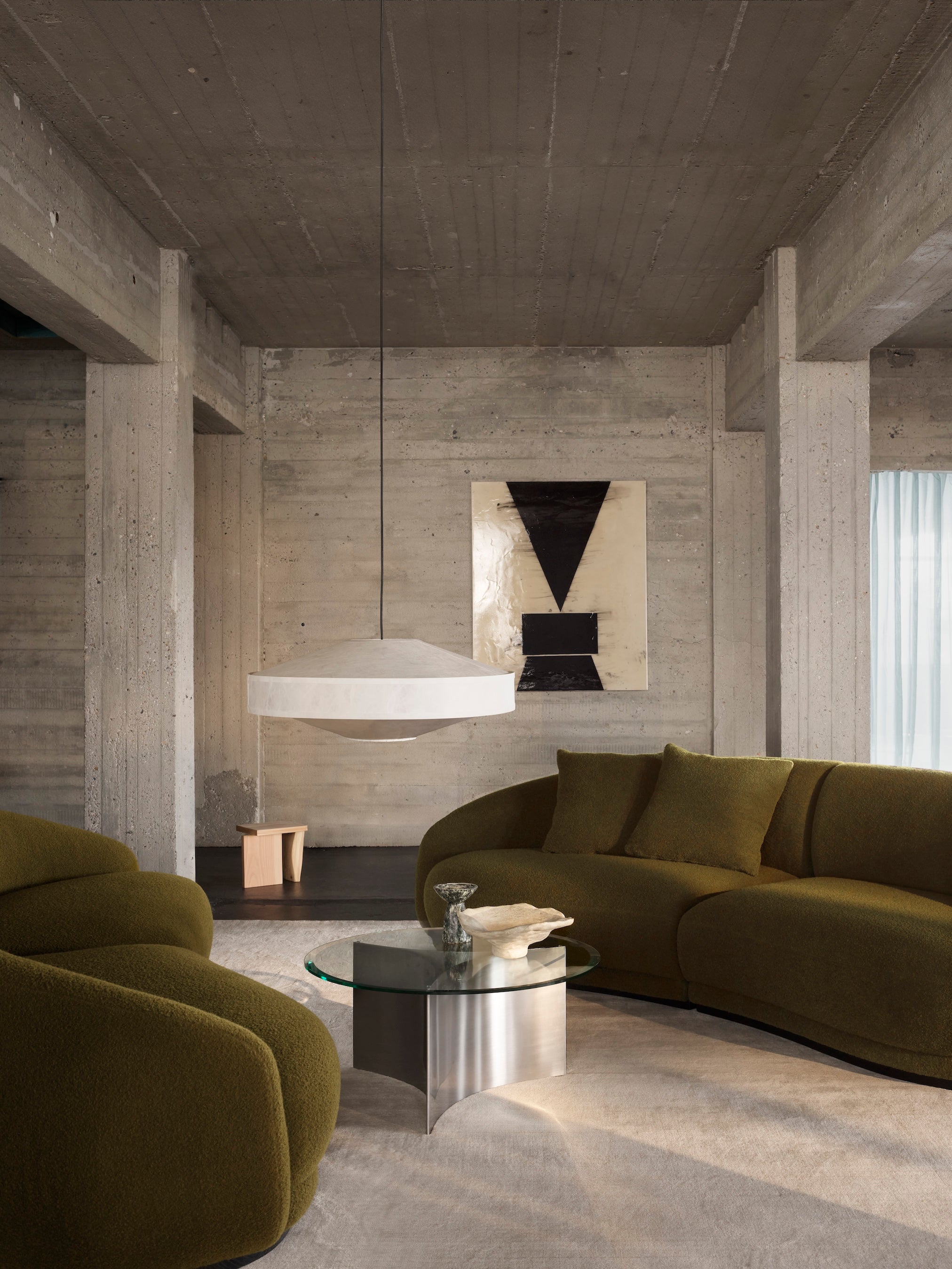 Montholon Curved - 3-seater - Baru col. 0950