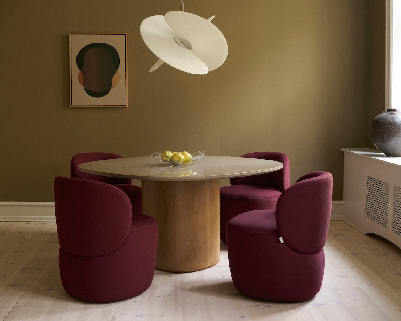 WENDELBO■オヴァタチェア　ベージュ　エレガント　北欧モダン　デンマーク Ovata Compact Chair - Chair - Ecriture col. 0210