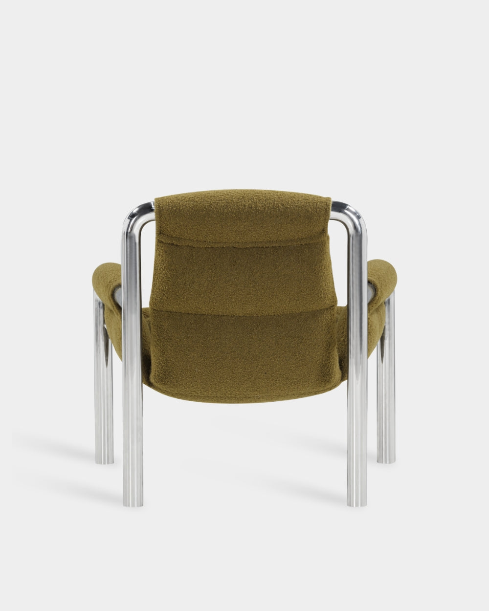 Atli Lounge Chair - Chrome-plated legs - Baru col. 950