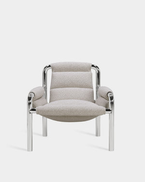 Atli Lounge Chair - Chrome-plated legs - Bosa col. 04