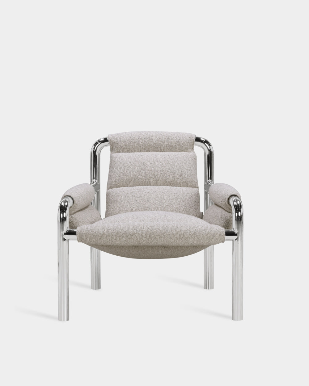 Atli Lounge Chair - Chrome-plated legs - Bosa col. 04