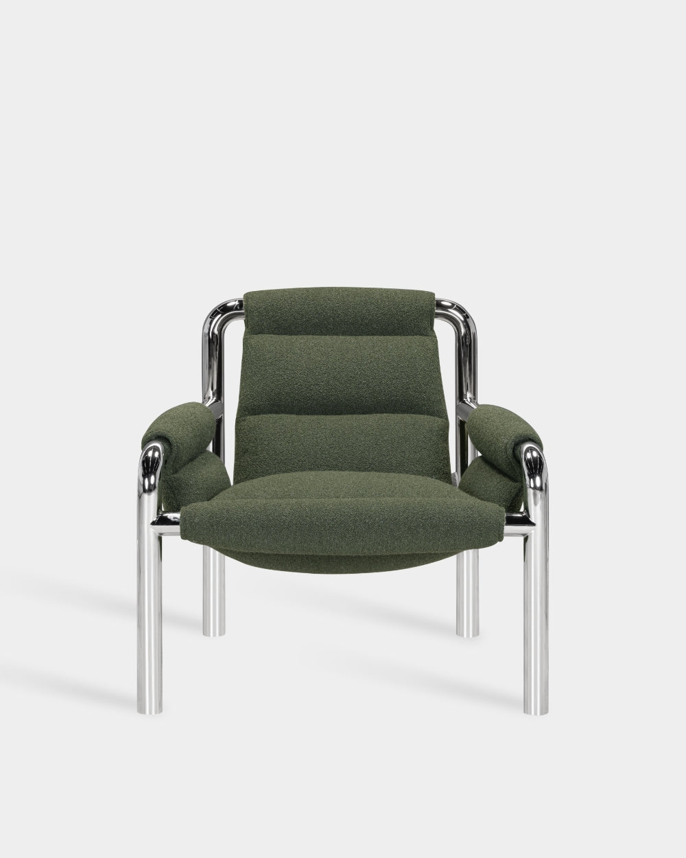 Atli Lounge Chair - Chrome-plated legs - Cuddle col. 16