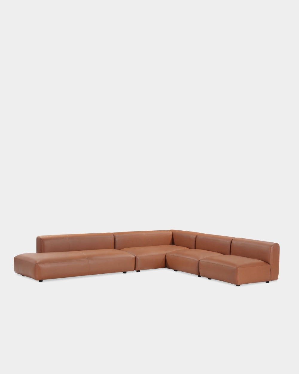 Boketto Sofa - Mod. 13 + 6 + 8 + 8 - Parma col. Cognac