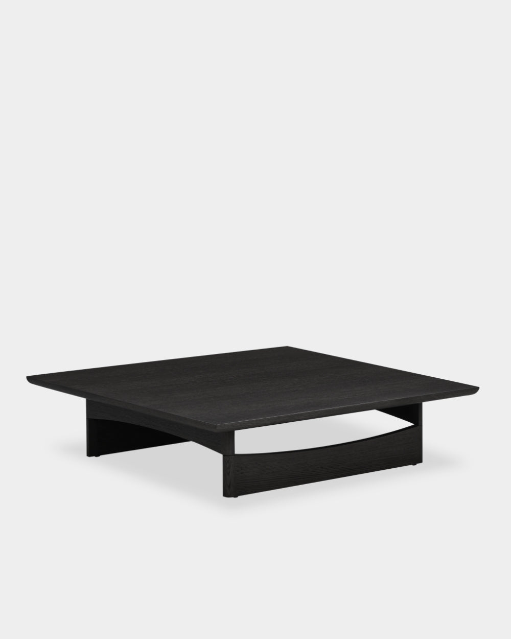 Bower Coffee Table - 120 x 120 - Black-stained oak