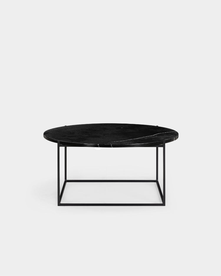 Circle Table - Medium - Nero Marquina marble