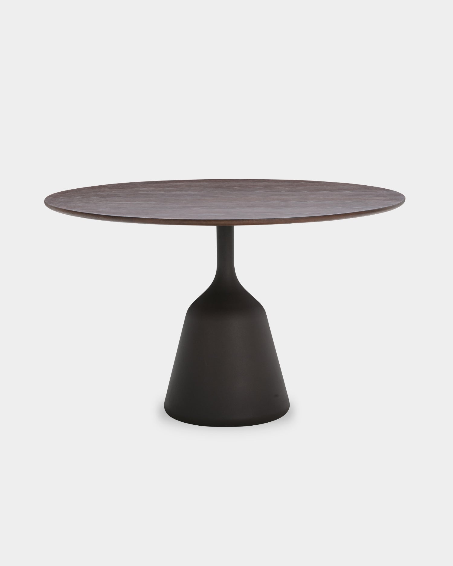 Coin Dining Table - Ø120 - Brown oak
