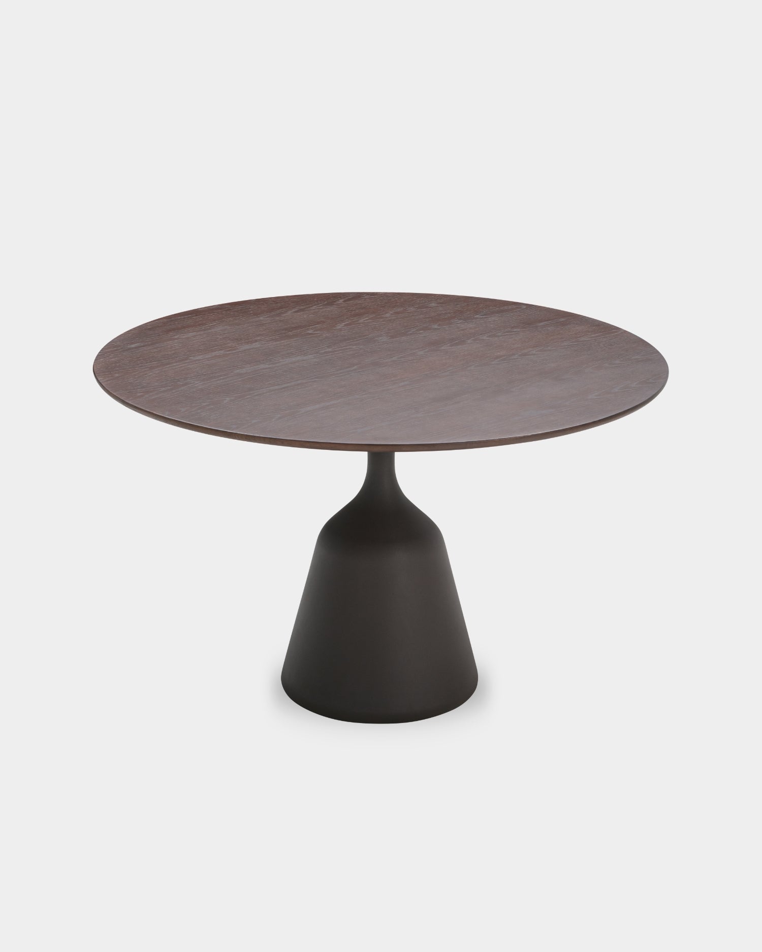 Coin Dining Table - Ø120 - Brown oak