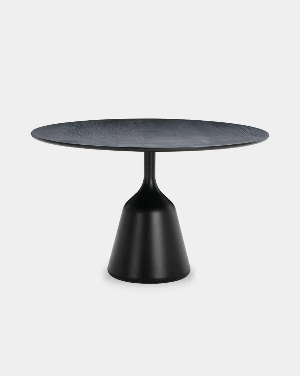 Coin Dining Table - Ø120 - Black oak