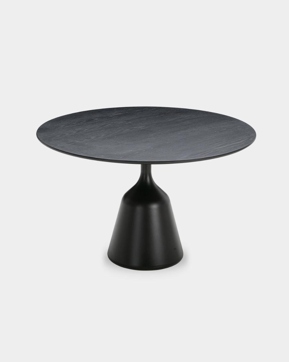 Coin Dining Table - Ø120 - Black oak