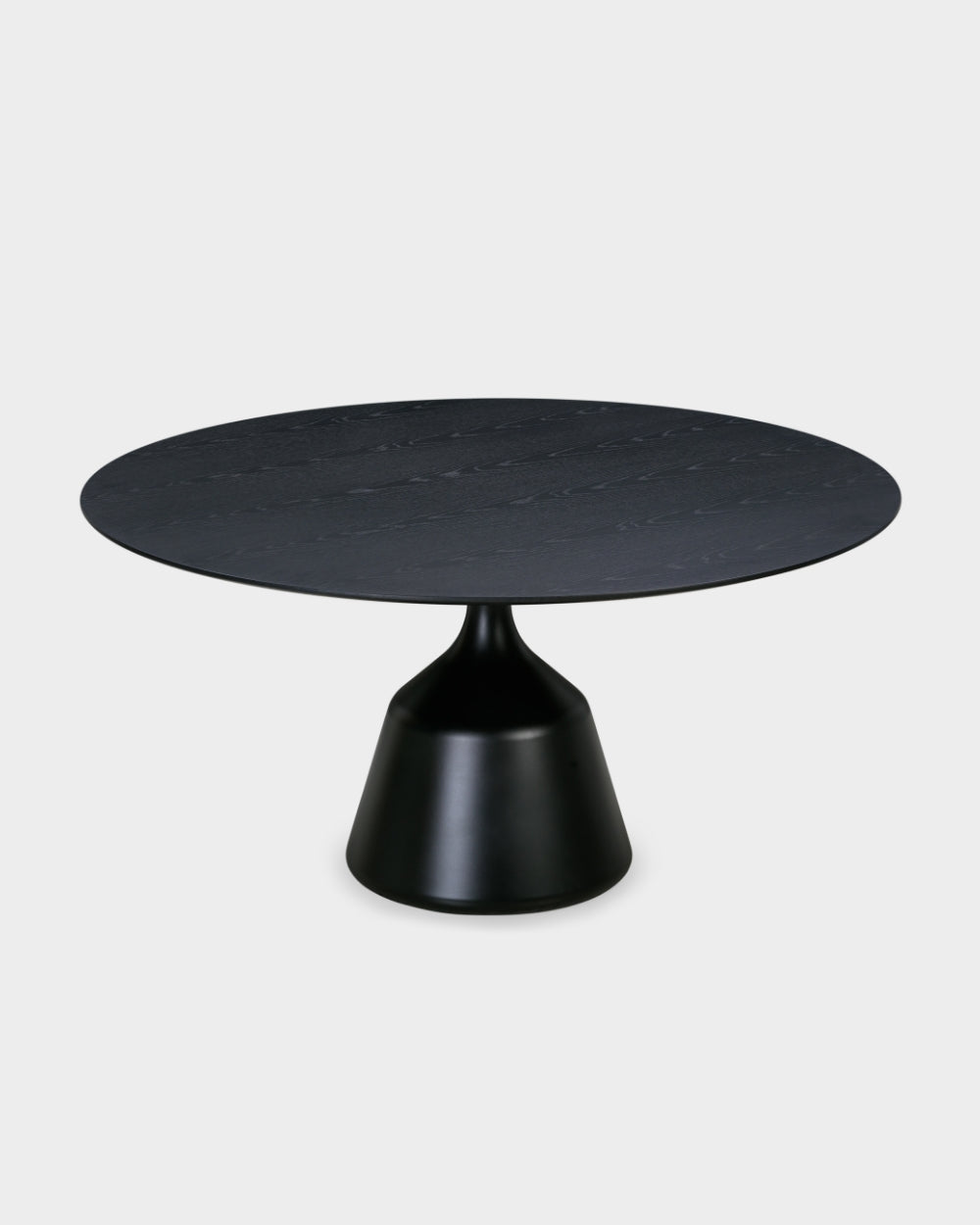 Coin Dining Table - Ø150 - Black oak